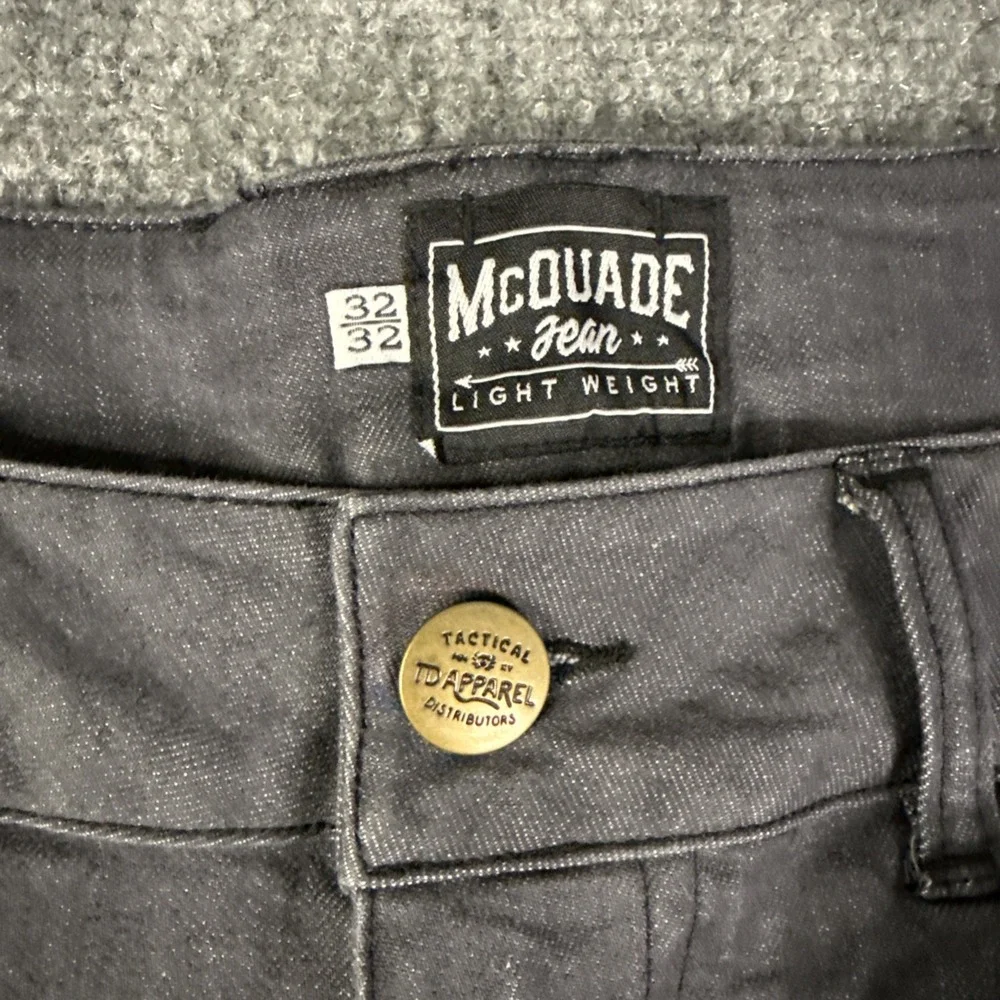Tactical Distributors McQuade Jeans Mens 32x32 Gray Stretch Lightweight Straight
